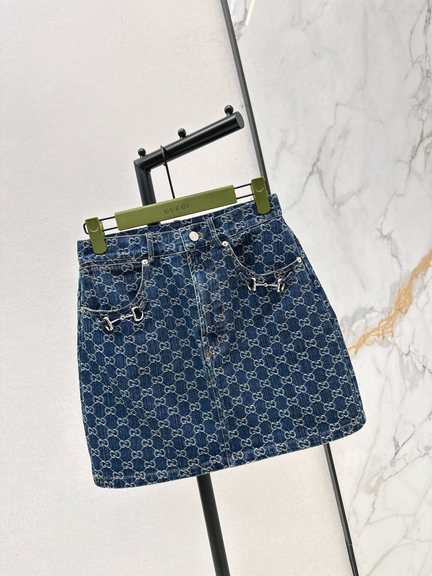 26ss Denim Midi Skirt