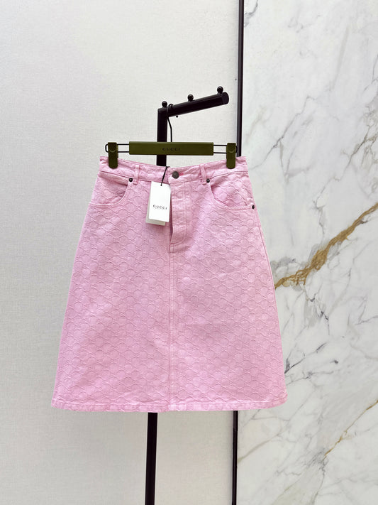 26ss Denim Midi Skirt