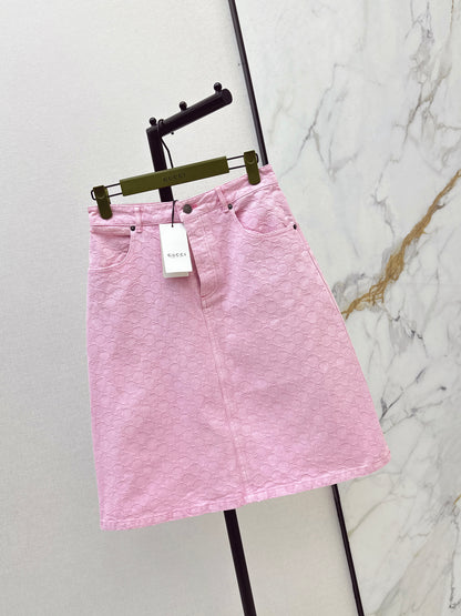26ss Denim Midi Skirt