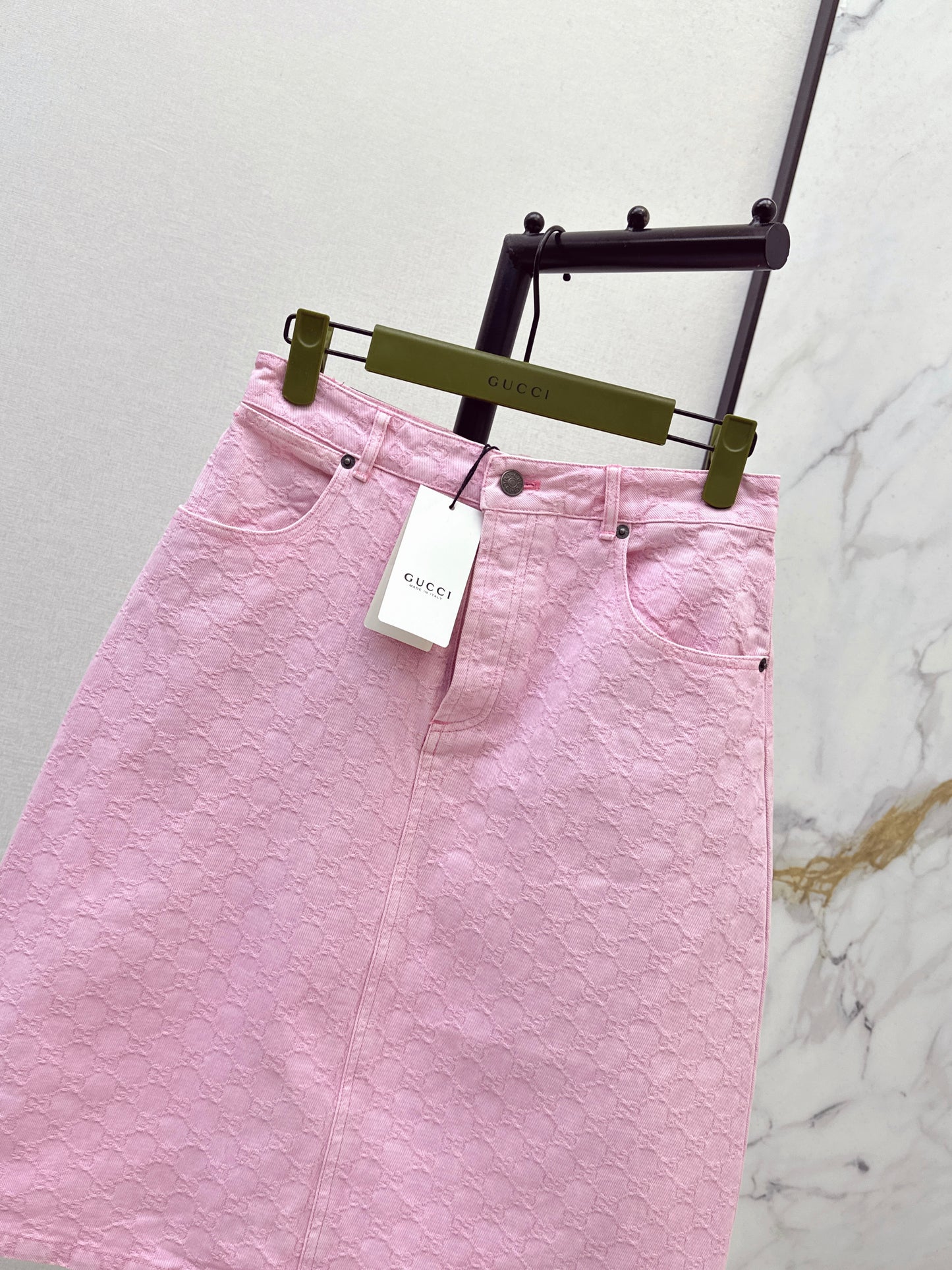 26ss Denim Midi Skirt