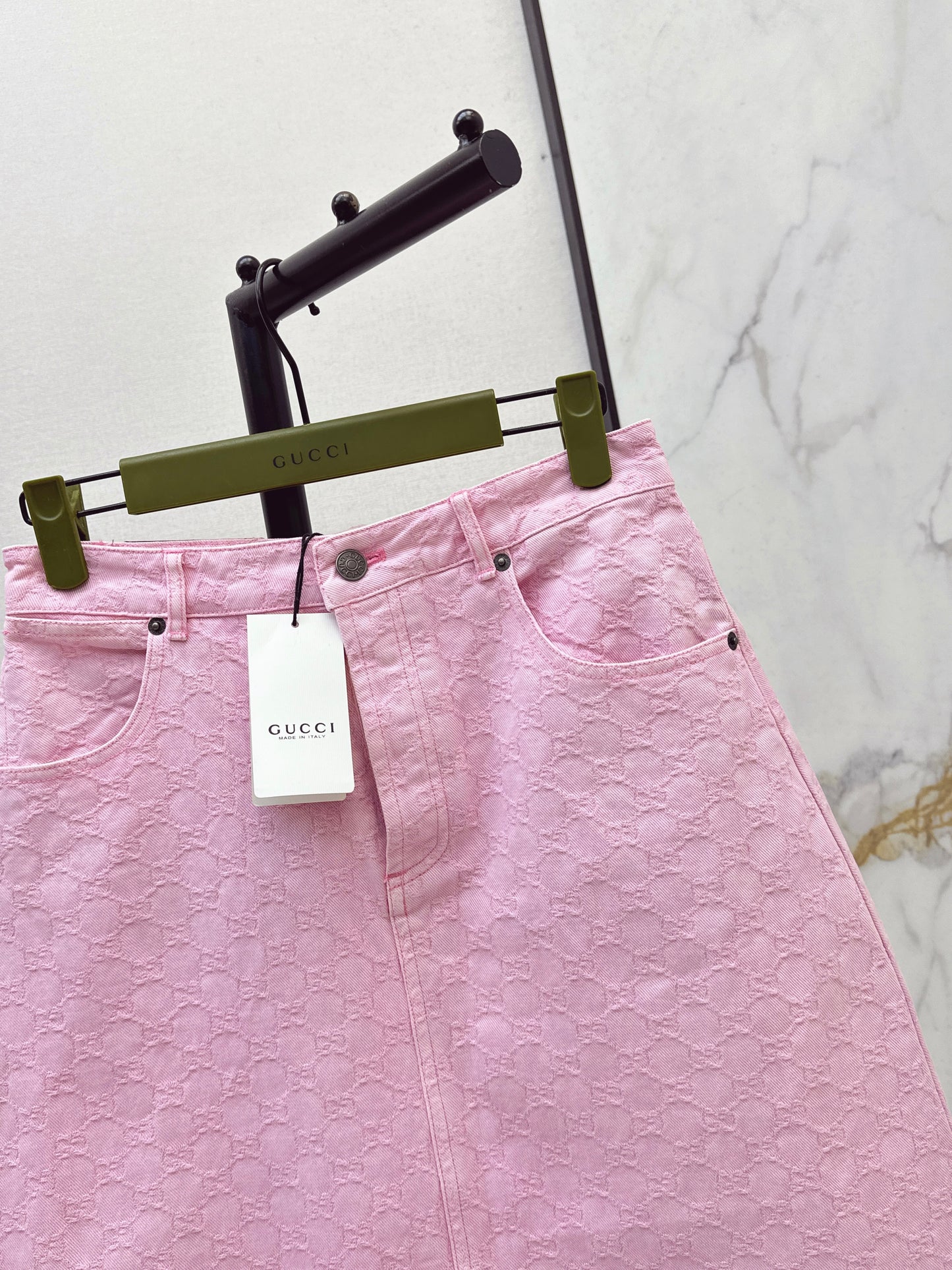 26ss Denim Midi Skirt