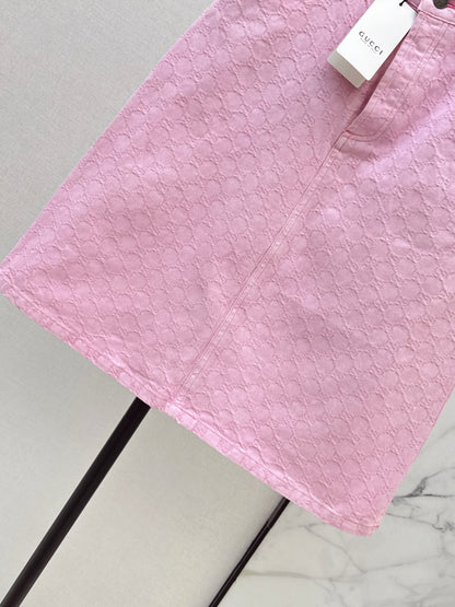 26ss Denim Midi Skirt