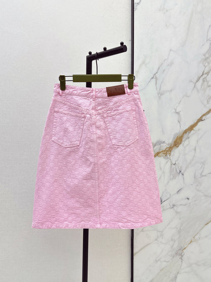 26ss Denim Midi Skirt