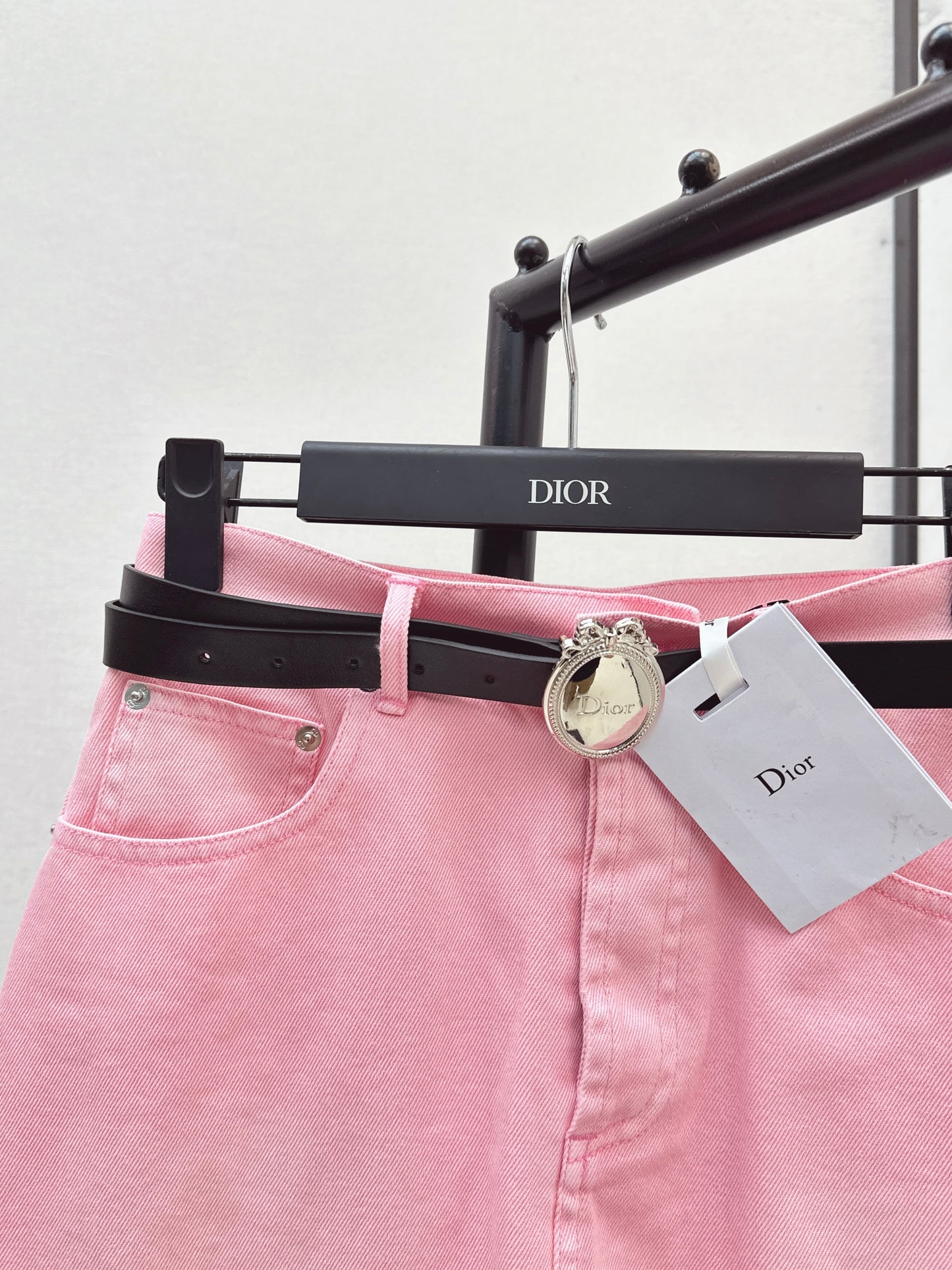 26ss Youthful Pink Denim Mini Skirt