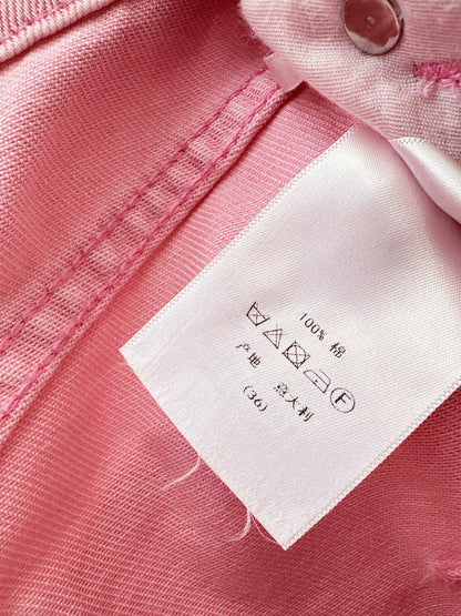 26ss Youthful Pink Denim Mini Skirt