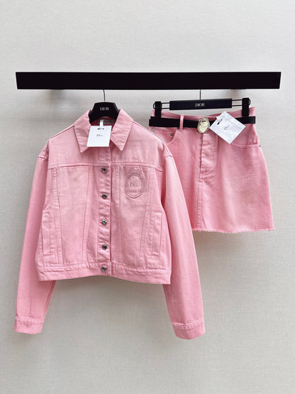 26ss Youthful Pink Denim Jacket
