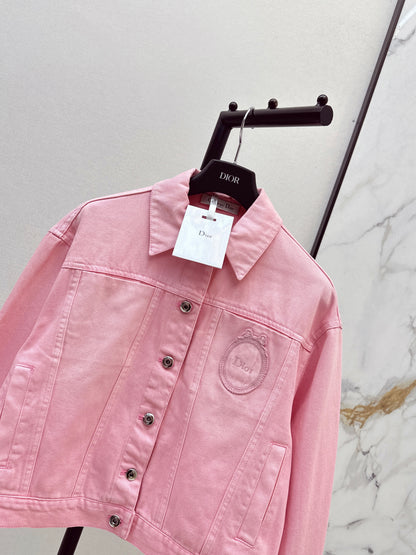 26ss Youthful Pink Denim Jacket