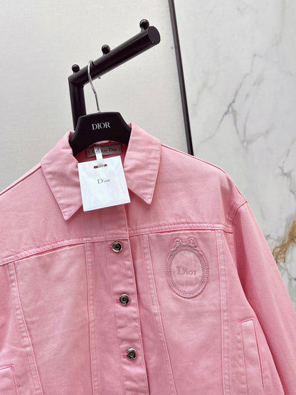 26ss Youthful Pink Denim Jacket