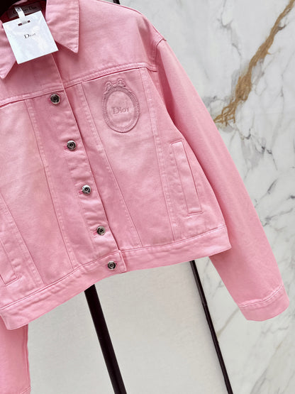 26ss Youthful Pink Denim Jacket