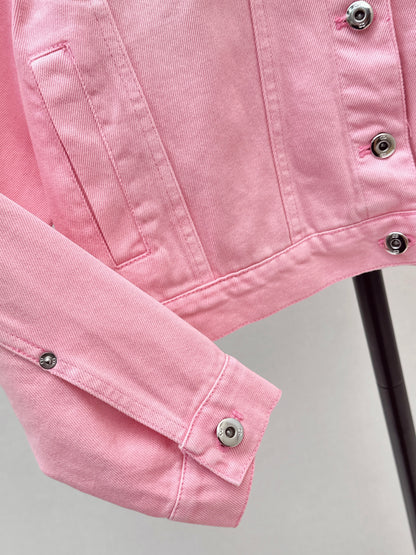 26ss Youthful Pink Denim Jacket