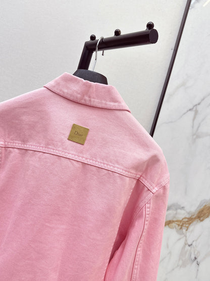 26ss Youthful Pink Denim Jacket