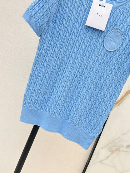 26ss Crew Neck Knit T-Shirt