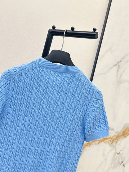 26ss Crew Neck Knit T-Shirt