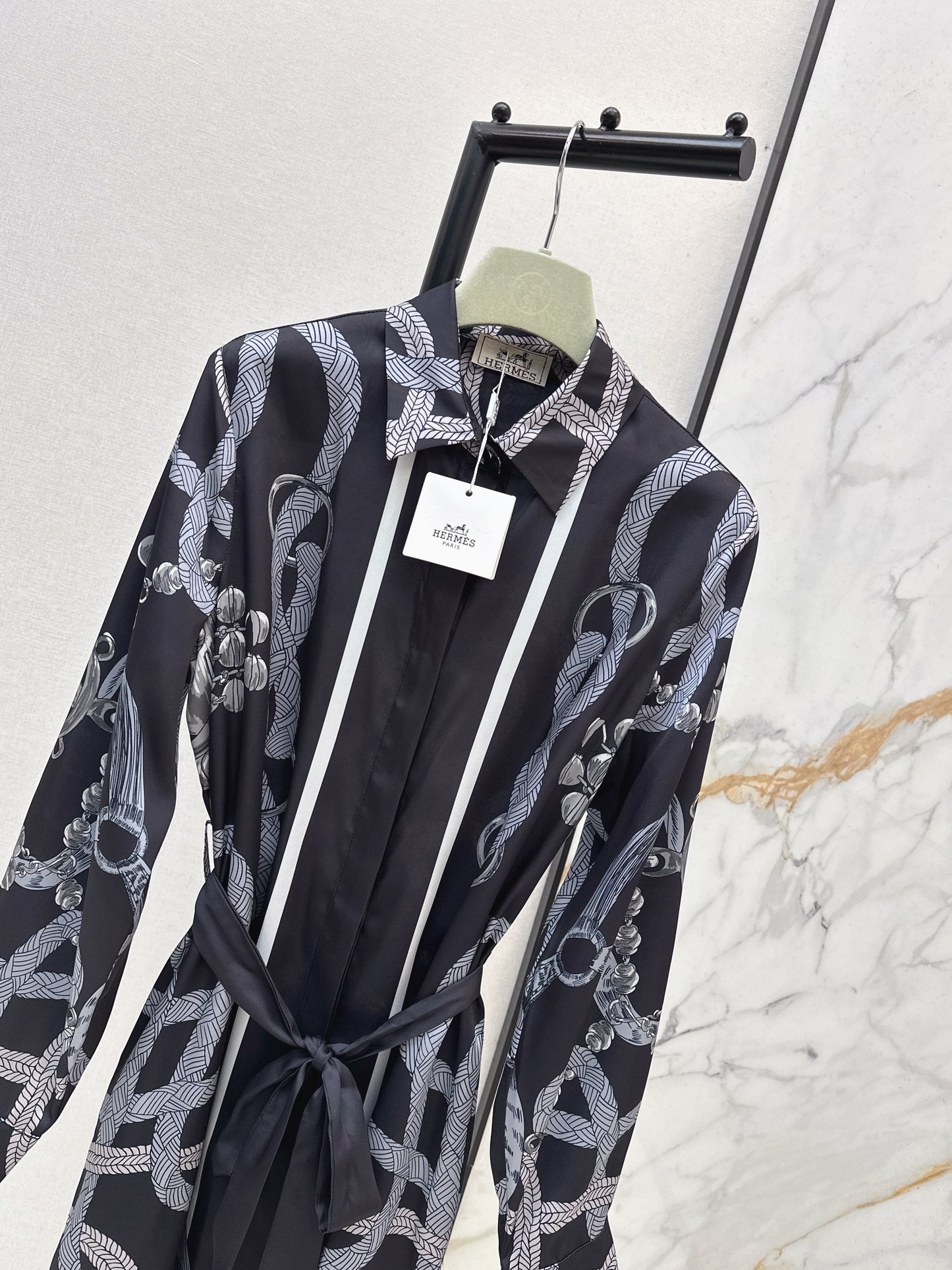 26ss Printed Silk Dress