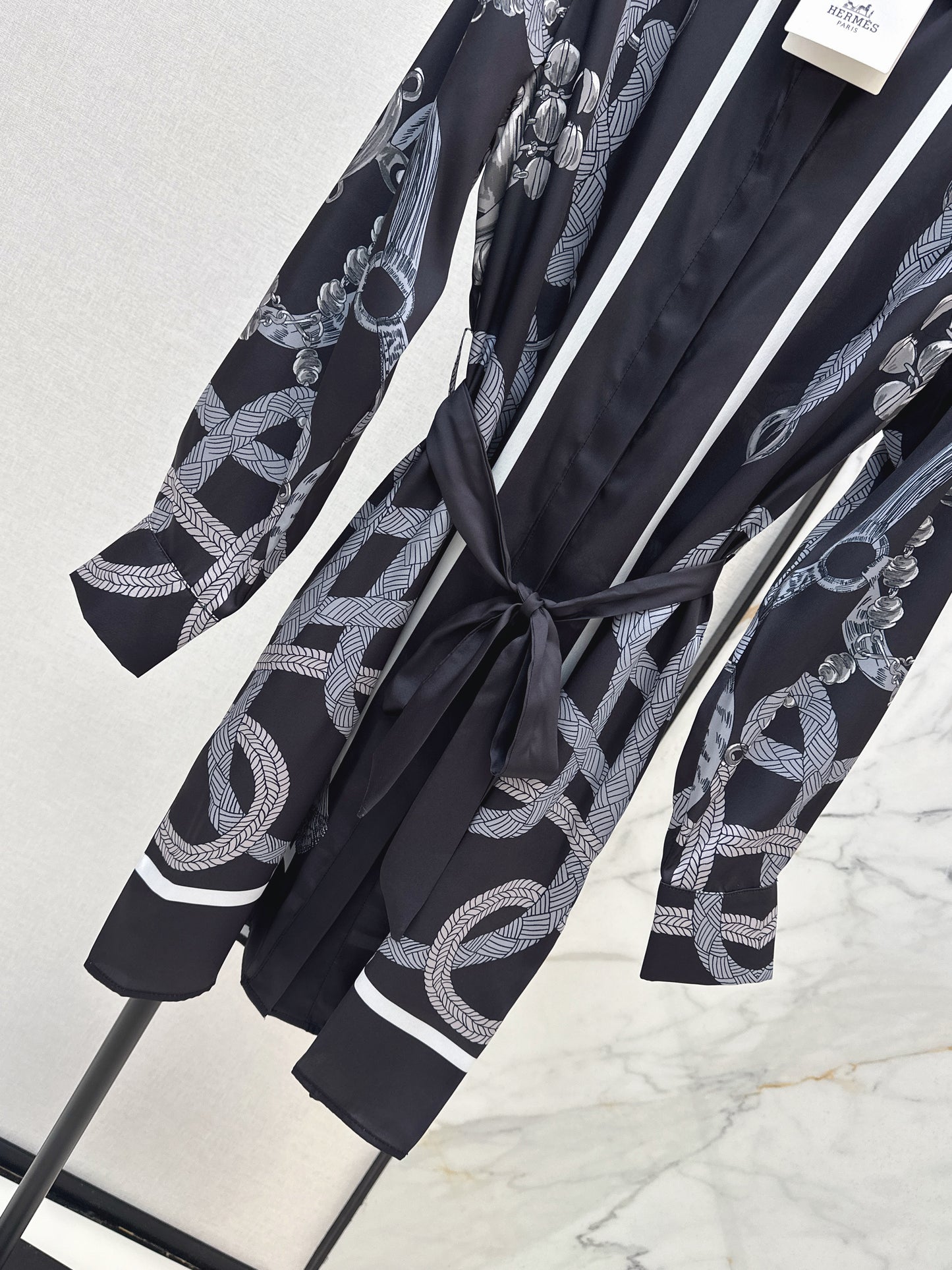 26ss Printed Silk Dress