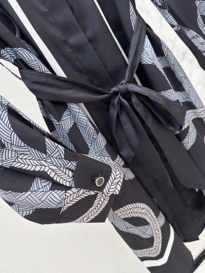 26ss Printed Silk Dress