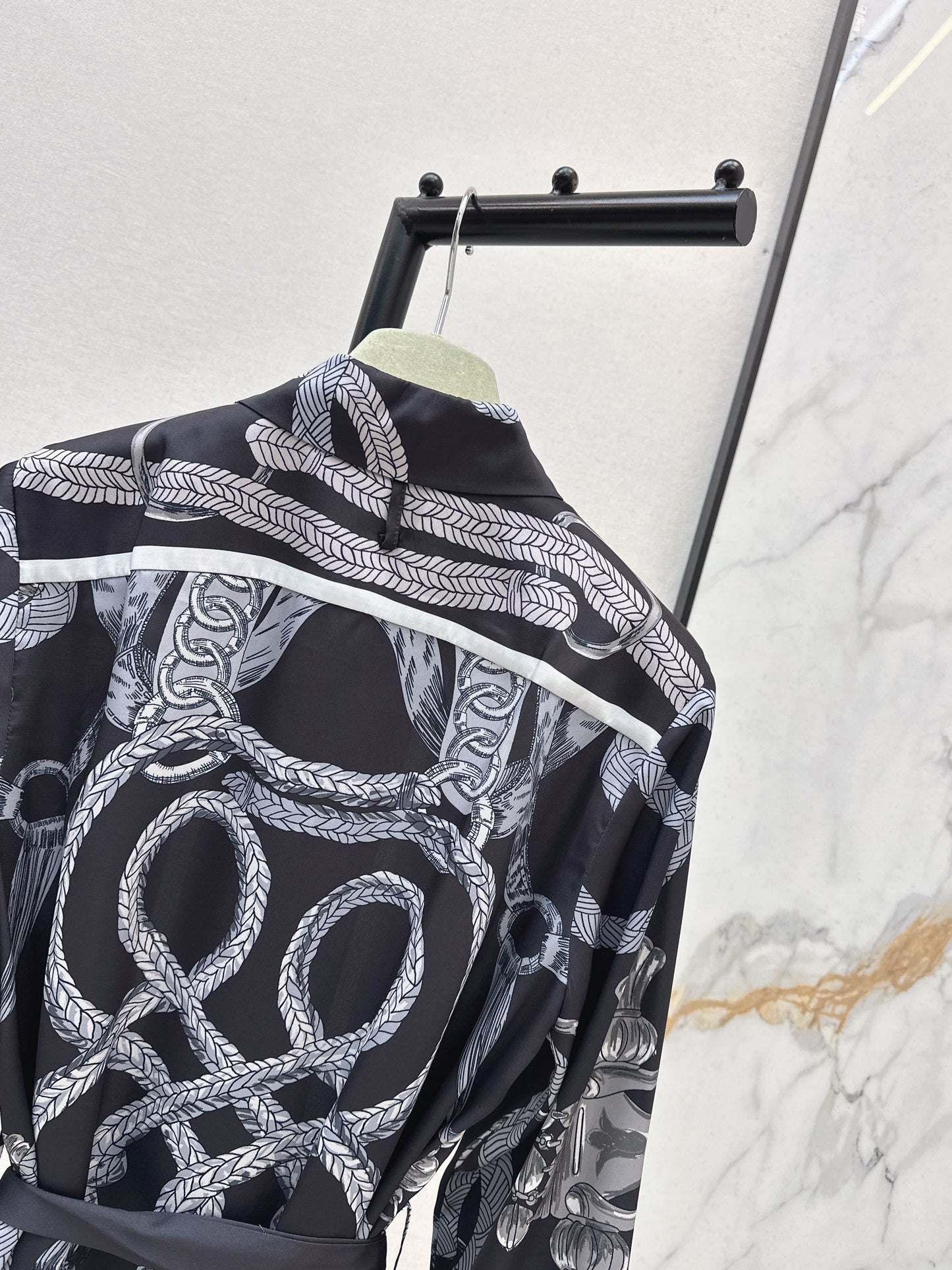 26ss Printed Silk Dress