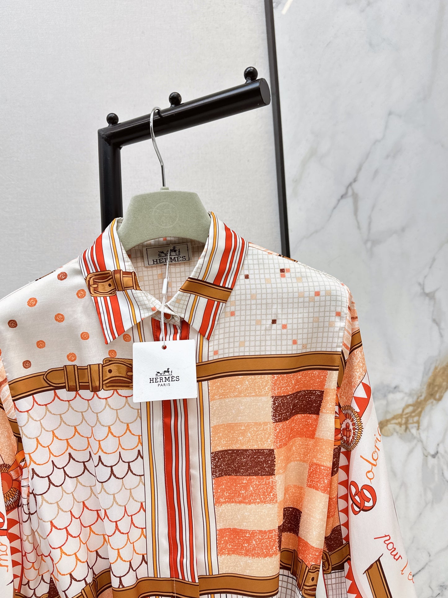 26ss Printed Silk Dress