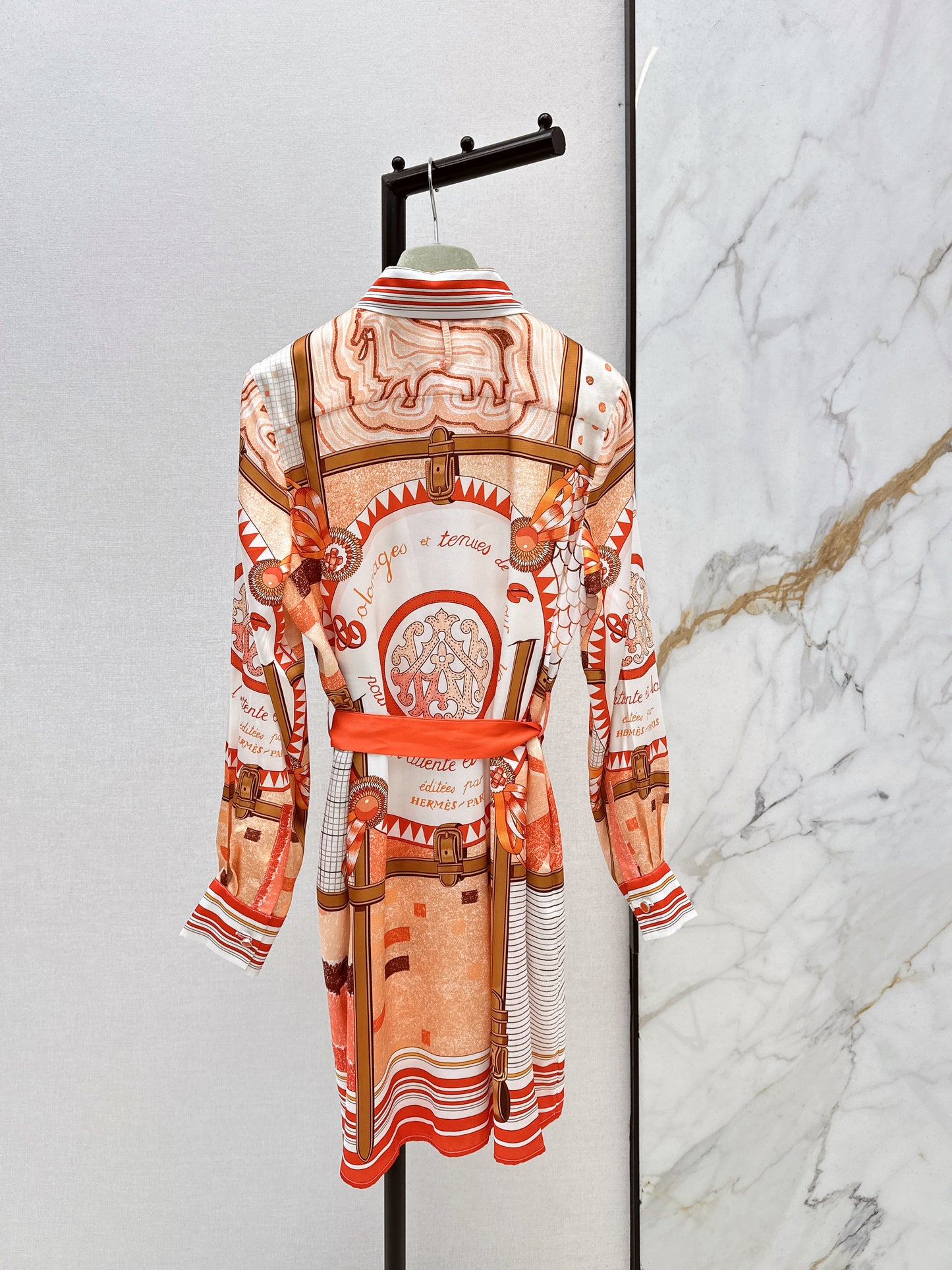 26ss Printed Silk Dress