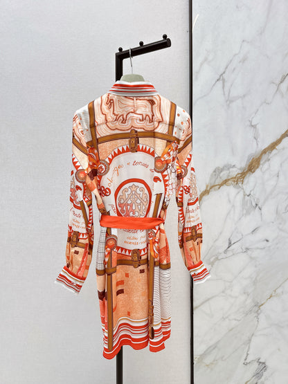 26ss Printed Silk Dress