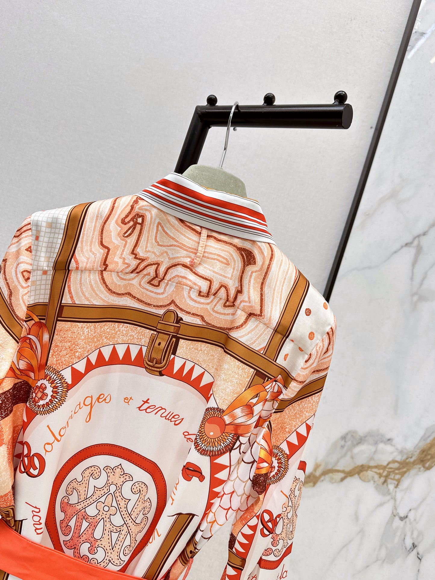 26ss Printed Silk Dress