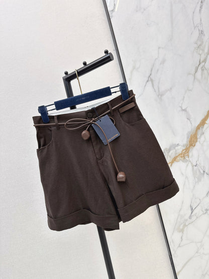 26ss Belt-Accentuated Shorts