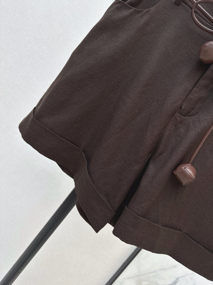 26ss Belt-Accentuated Shorts