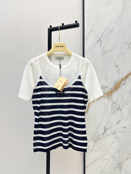26ss Striped camisole