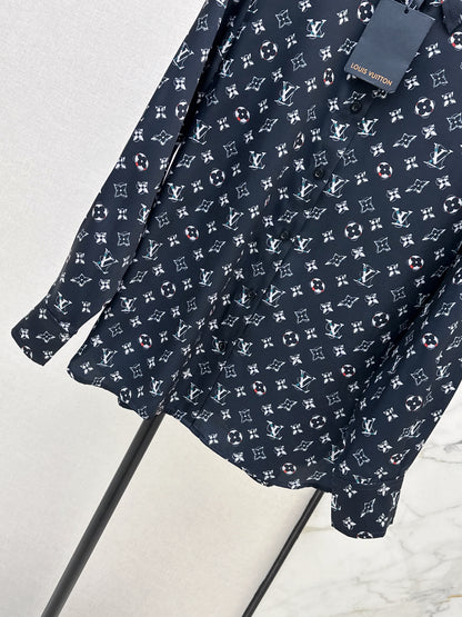 26ss Monogram Print Shirt