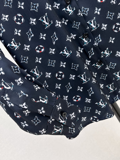 26ss Monogram Print Shirt