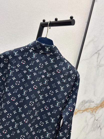 26ss Monogram Print Shirt