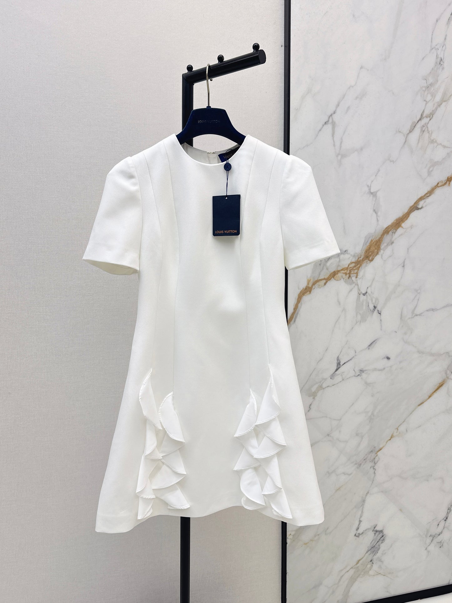 26ss Layered hem dress