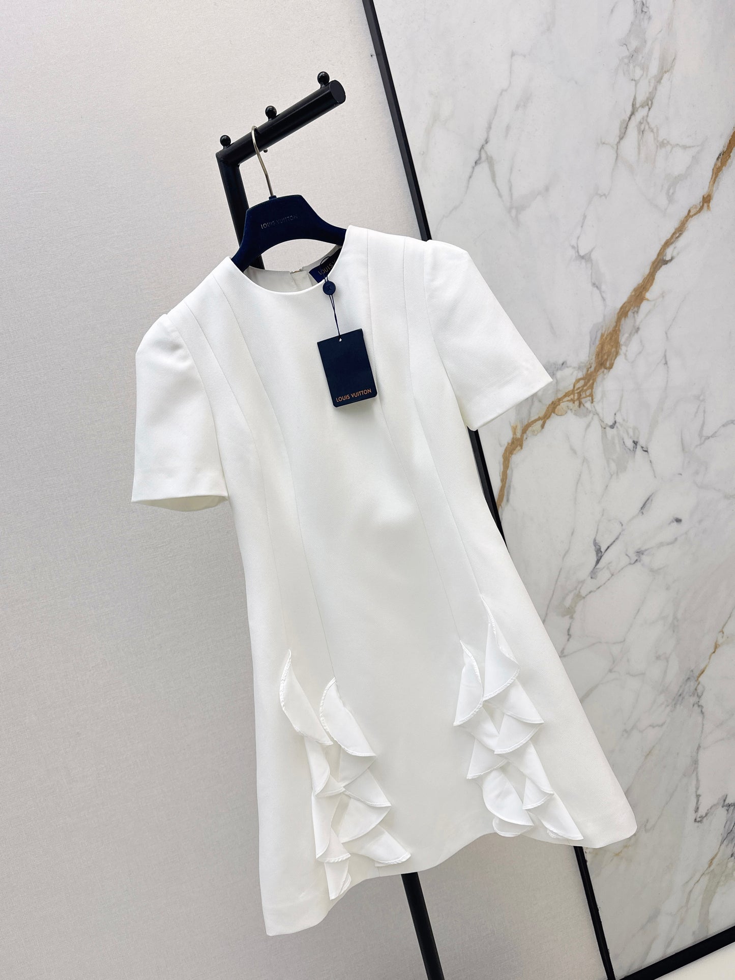 26ss Layered hem dress