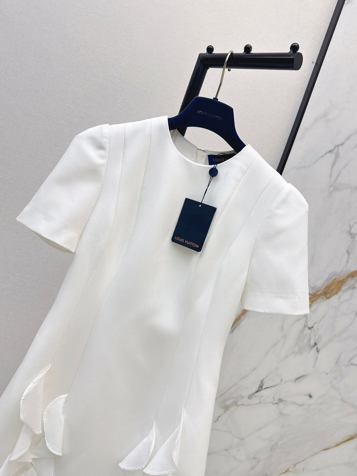26ss Layered hem dress