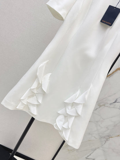 26ss Layered hem dress