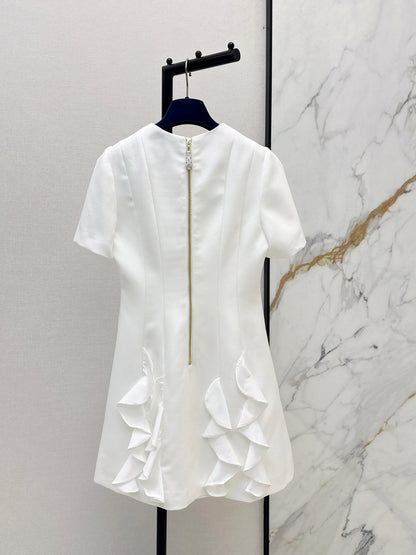 26ss Layered hem dress