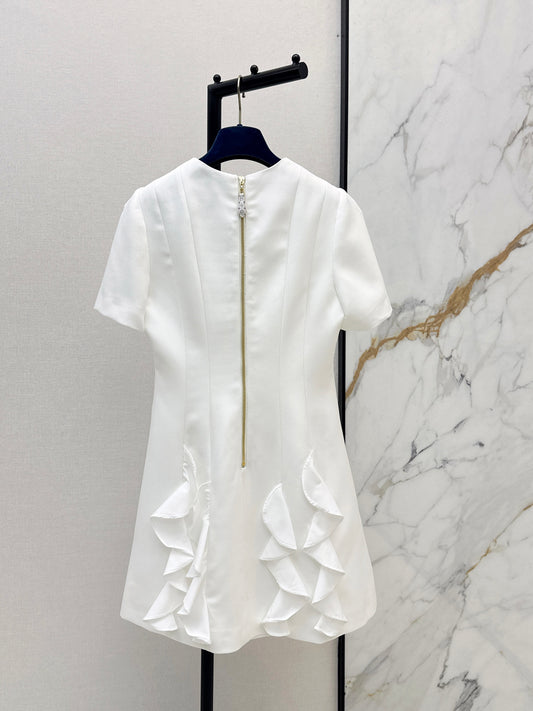 26ss Layered hem dress