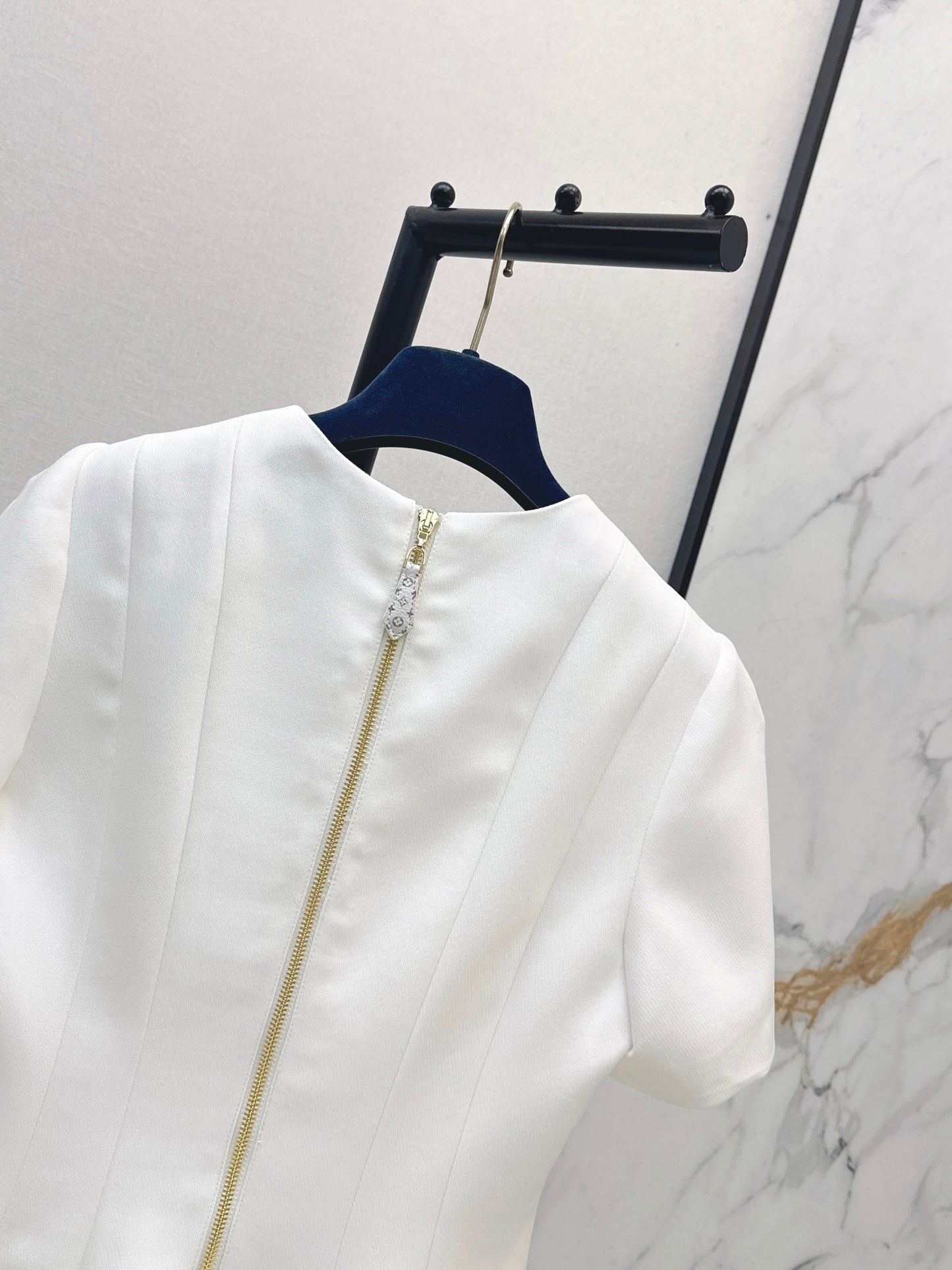26ss Layered hem dress
