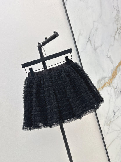 26ss Puffy Mesh Skirt