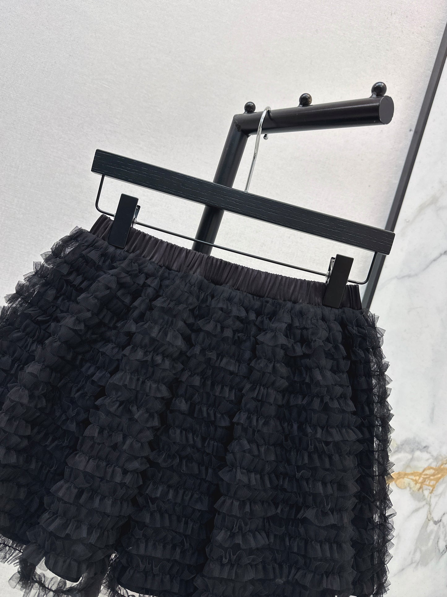 26ss Puffy Mesh Skirt