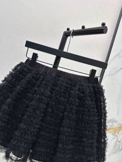 26ss Puffy Mesh Skirt