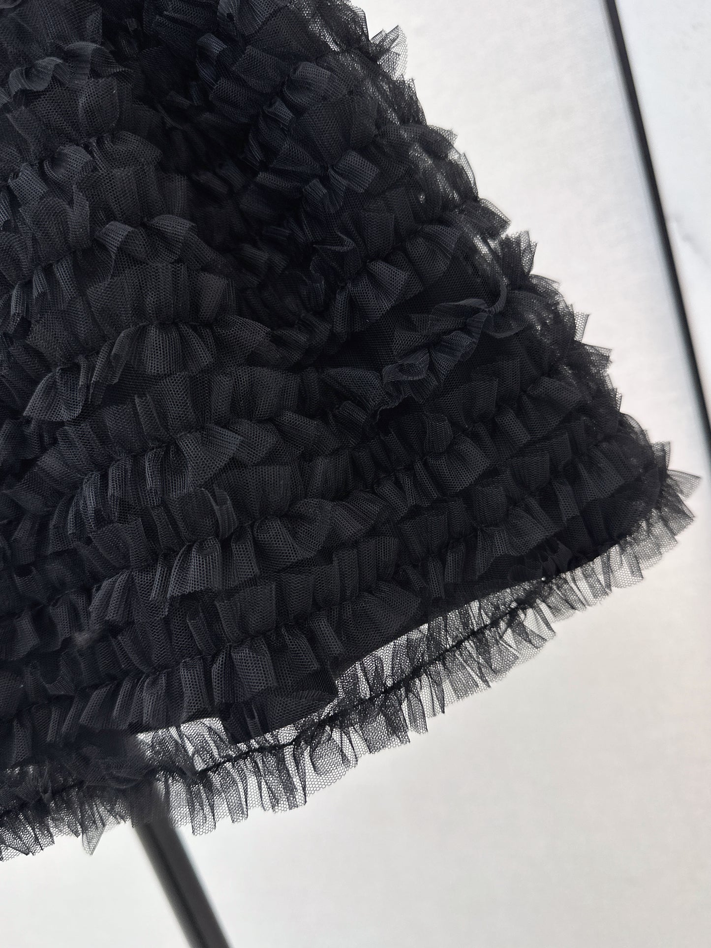 26ss Puffy Mesh Skirt