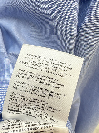 26ss Lace-trimmed collared shirt