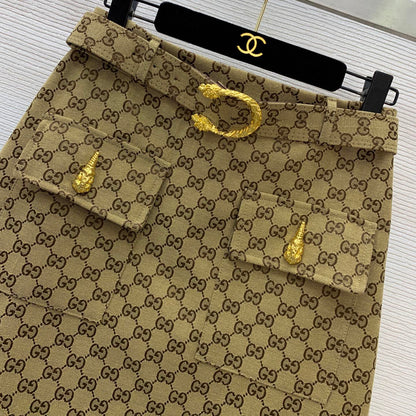 26ss Jacquard Long Midi Skirt