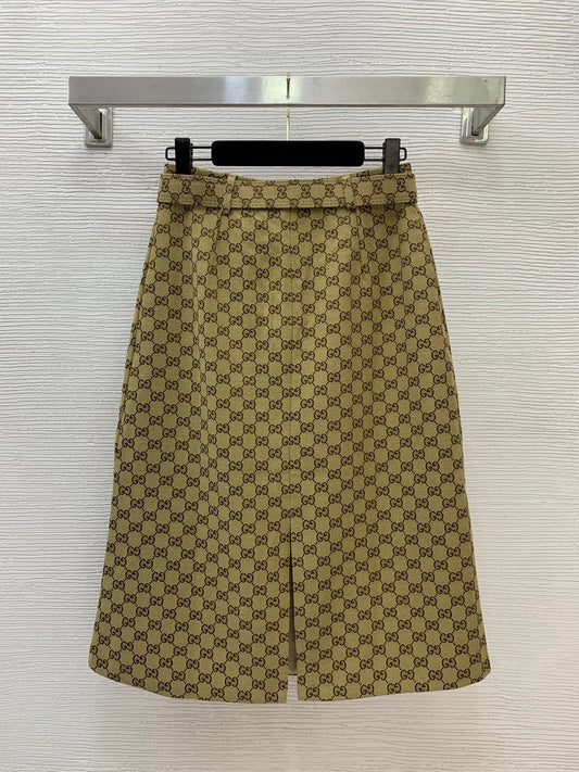 26ss Jacquard Long Midi Skirt