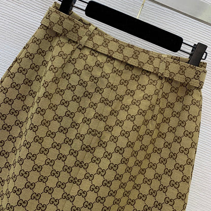 26ss Jacquard Long Midi Skirt
