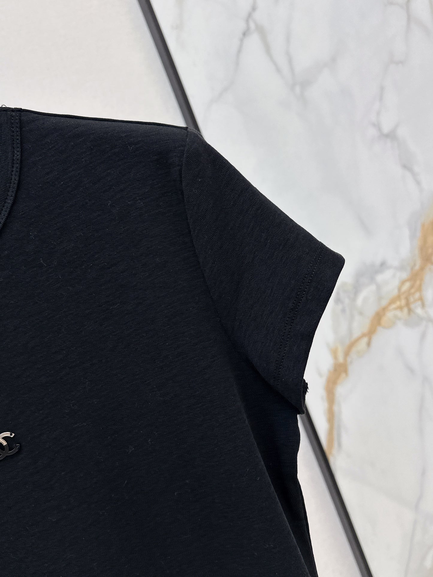 26ss Slim Fit T-Shirt with Metal Logo