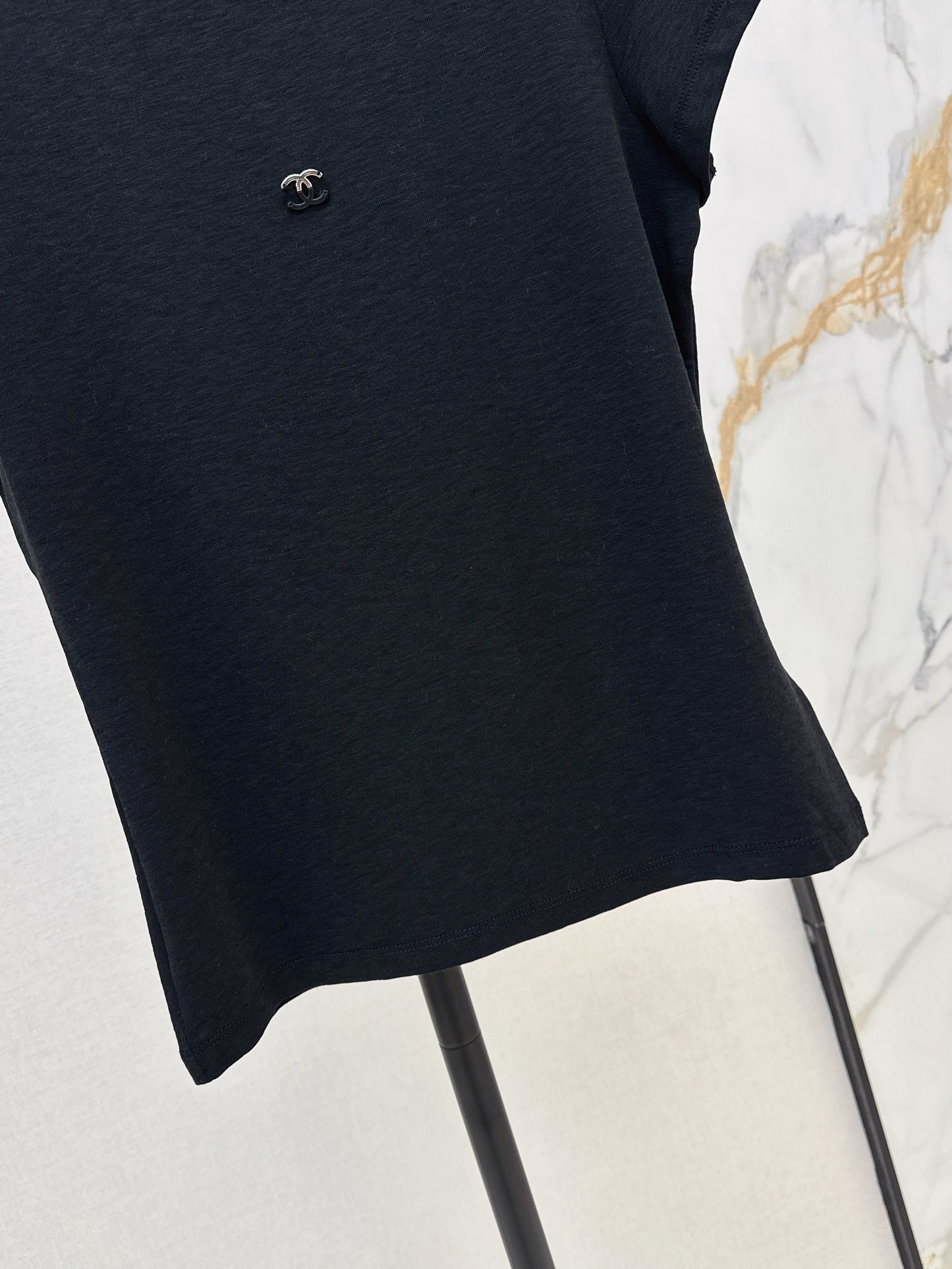 26ss Slim Fit T-Shirt with Metal Logo
