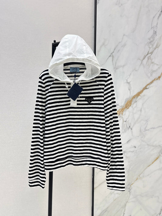 26ss Half-zip hooded sweatshirt