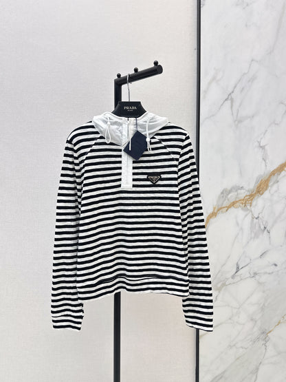 26ss Half-zip hooded sweatshirt